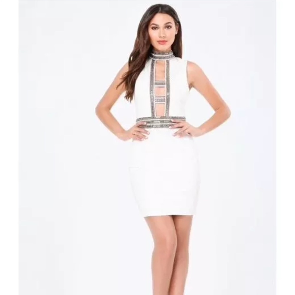 Bebe embellished dress